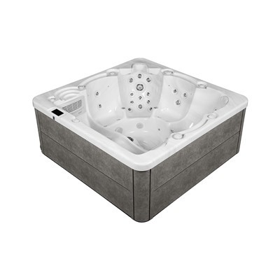 Prabangi akrilo SPA vonia su 61 purkštuvu